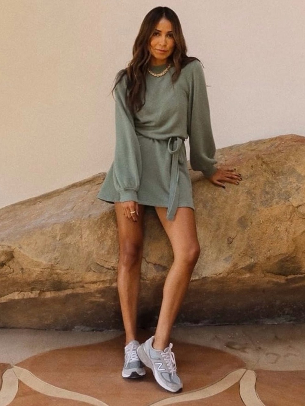 Sincerely Jules for Bandier The Dahlia Sweatshirt